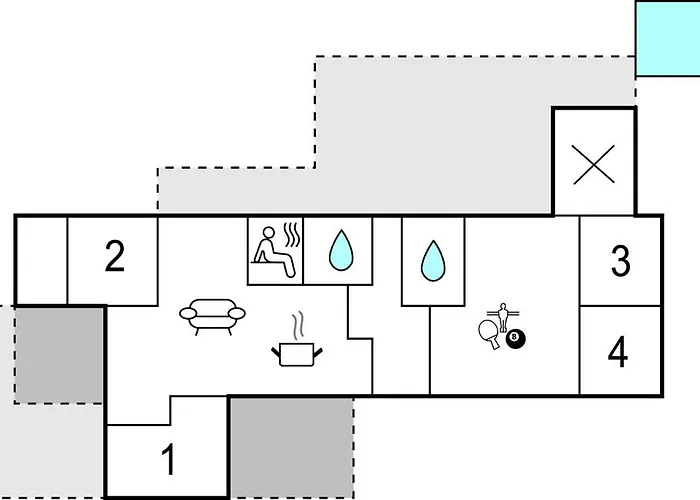 4 Bedroom Stunning In Ferienhaus Sjolund